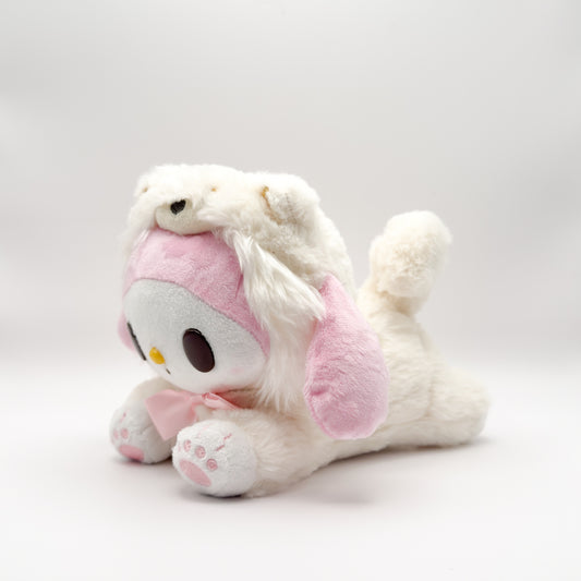 Melody in Cream Puppy Fluffy Onesie 11" Plush