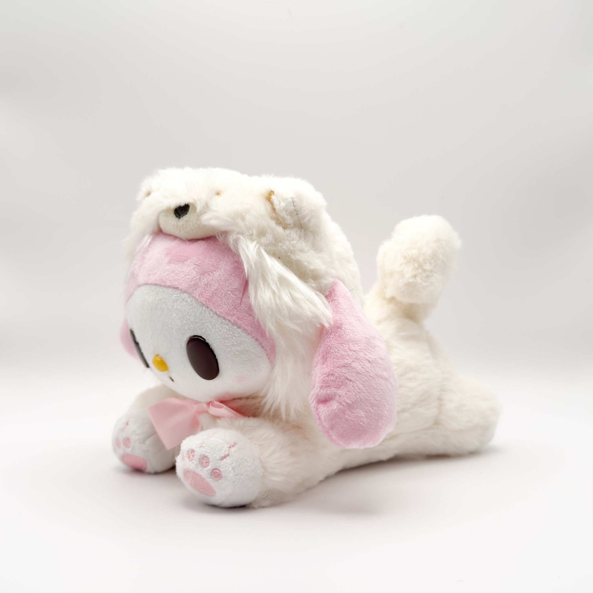 Melody in Cream Puppy Fluffy Onesie 11" Plush